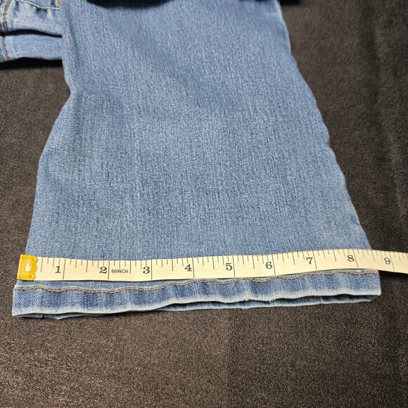 ROXY Light Washed Blue Denim Flare Leg Jeans Size 1 - Picture 8 of 9